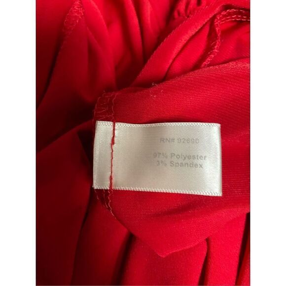 Andrea Behar Red Dress NWOT Size M - Picture 7 of 9